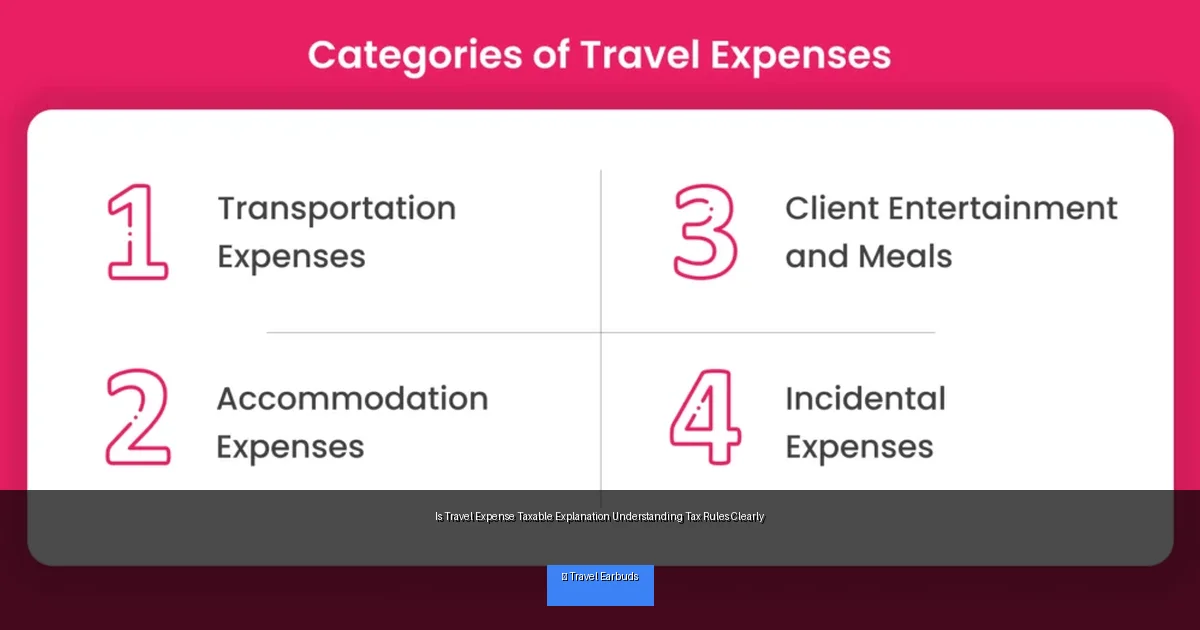Is Travel Expense Taxable Explanation Understanding Tax Rules Clearly