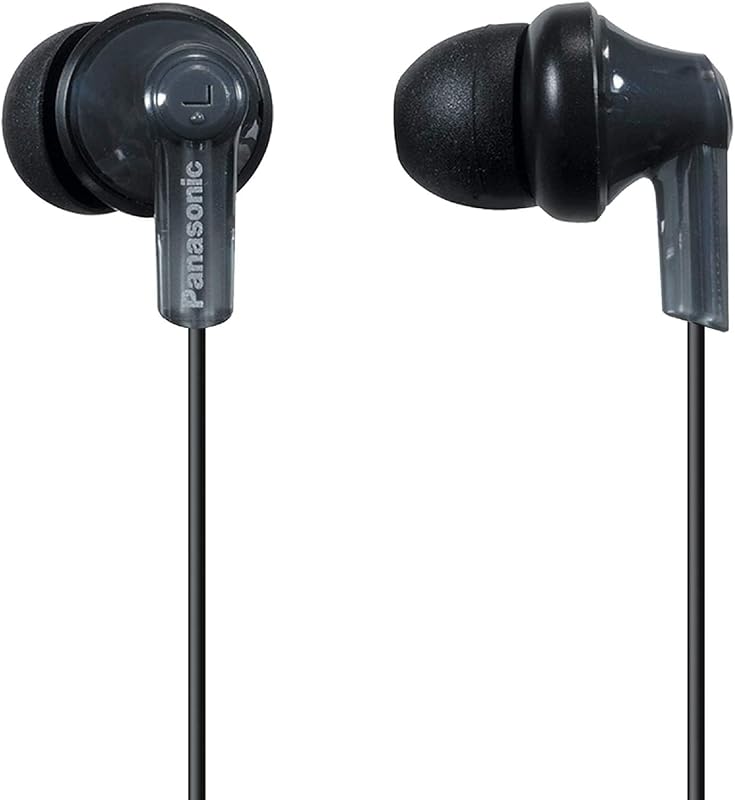 Panasonic ErgoFit Wired Earbuds with Dynamic Crystal-Clear Sound, Ultr