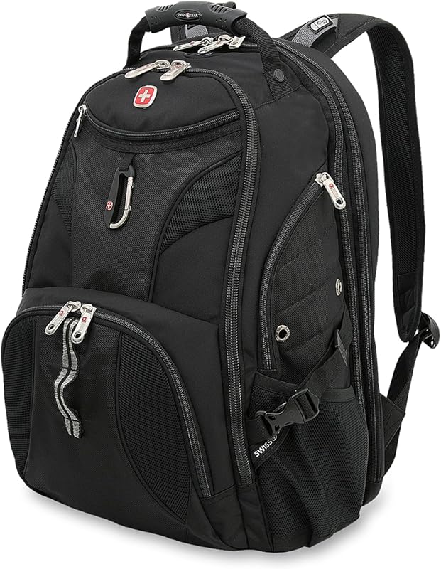 SwissGear 1900 ScanSmart 17” Laptop Backpack with Reflective Tech, RFI