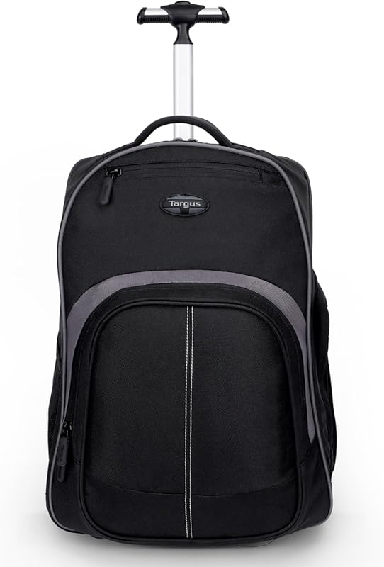 Targus 16 Inch Compact Rolling Backpack with Removable Laptop Sleeve, 