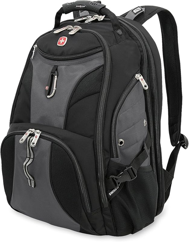 SwissGear 1900 ScanSmart 17” Reflective Laptop Backpack with RFID Scan