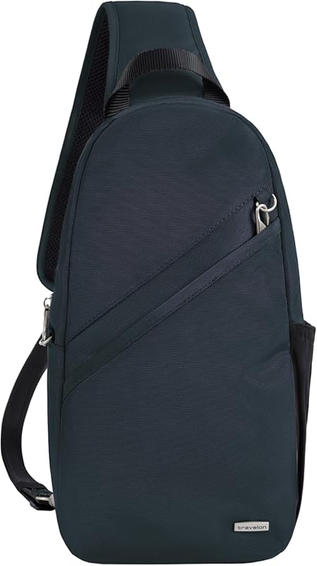 Travelon Classic Anti-Theft Sling Bag with Secure Compartments for Eve