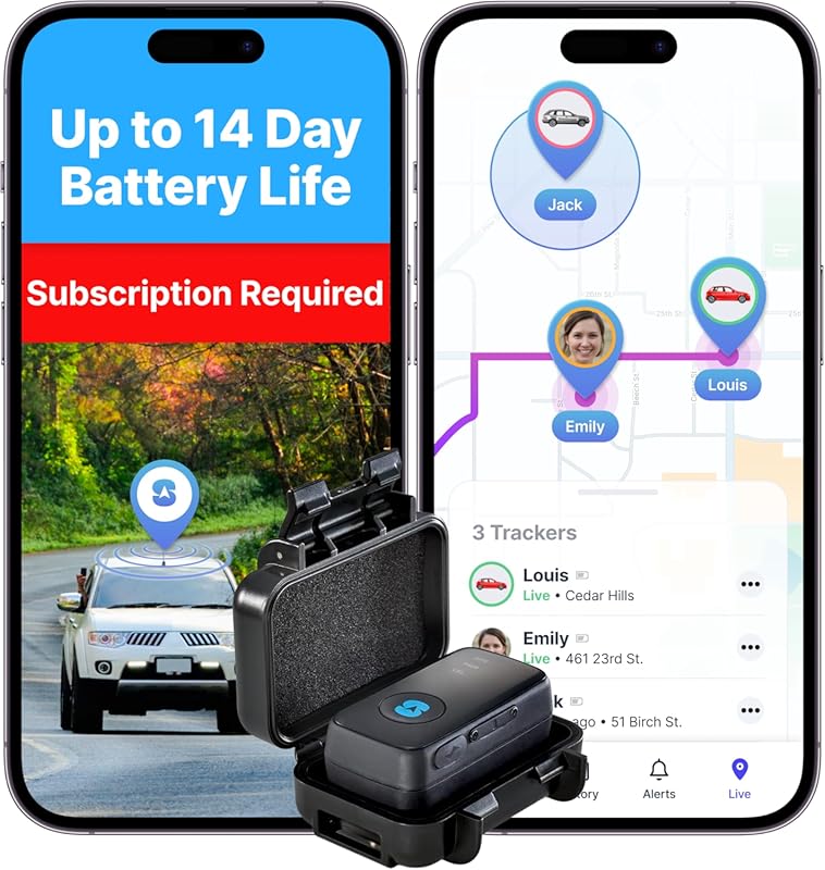 Spytec Atlas GPS Tracker for Vehicles and Kids with Waterproof Magneti