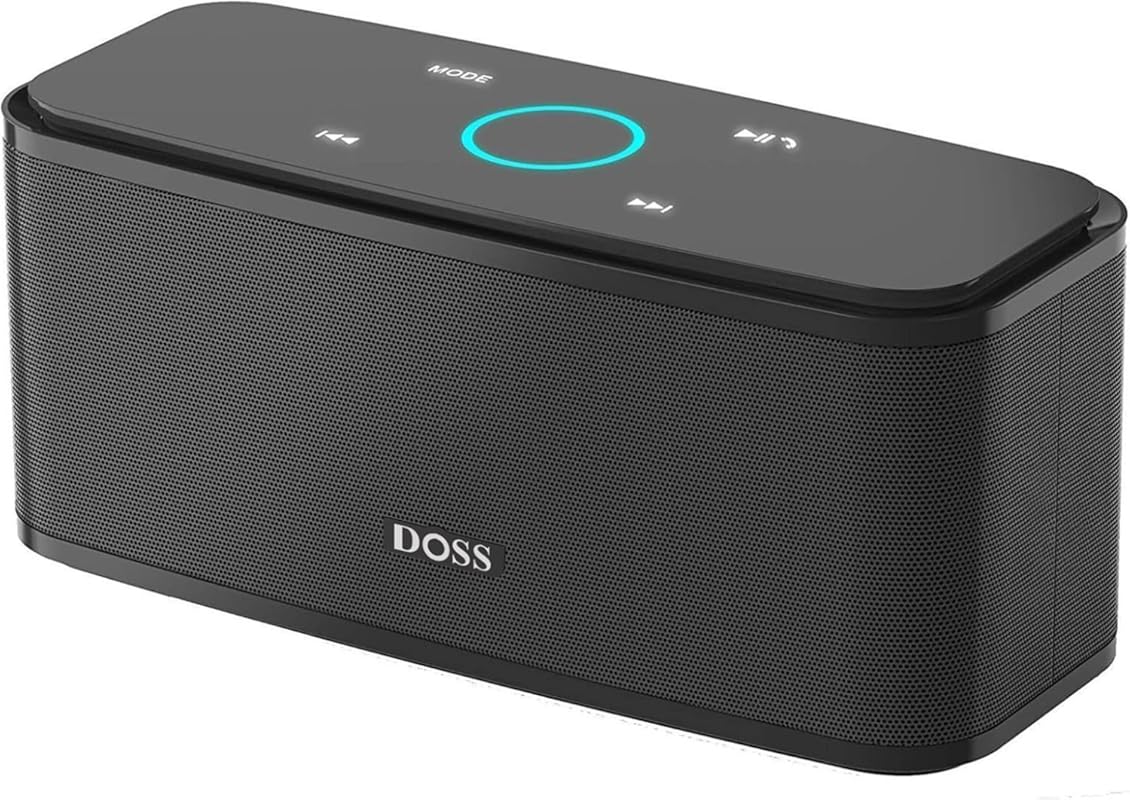 DOSS SoundBox Touch Wireless Bluetooth Speaker with 12W HD Sound, IPX5