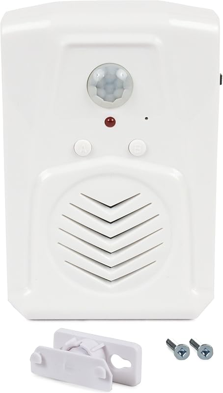 SierraTeck Motion Activated Voice Player with Recordable Mic, Door Gre
