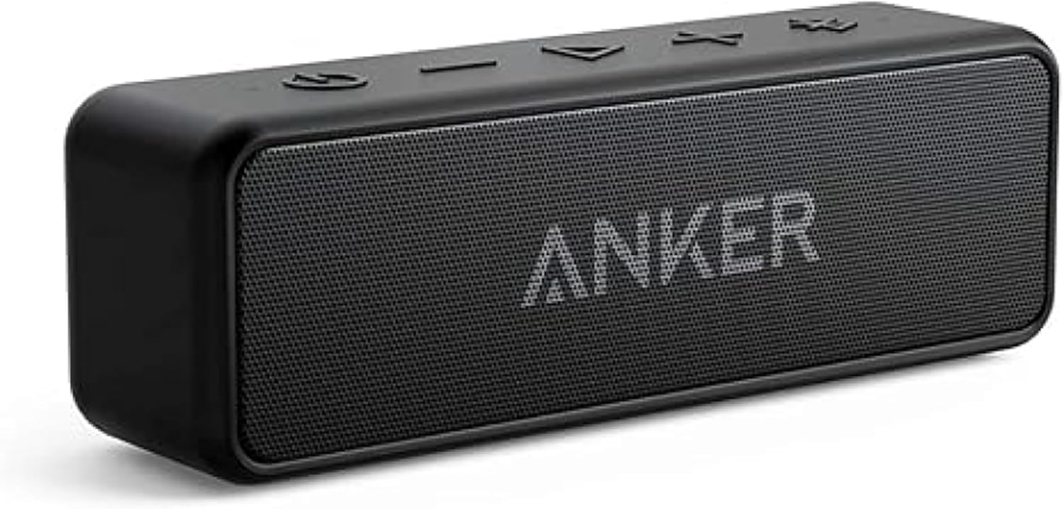 Anker Soundcore 2 Portable Bluetooth Speaker with Stereo Sound, BassUp