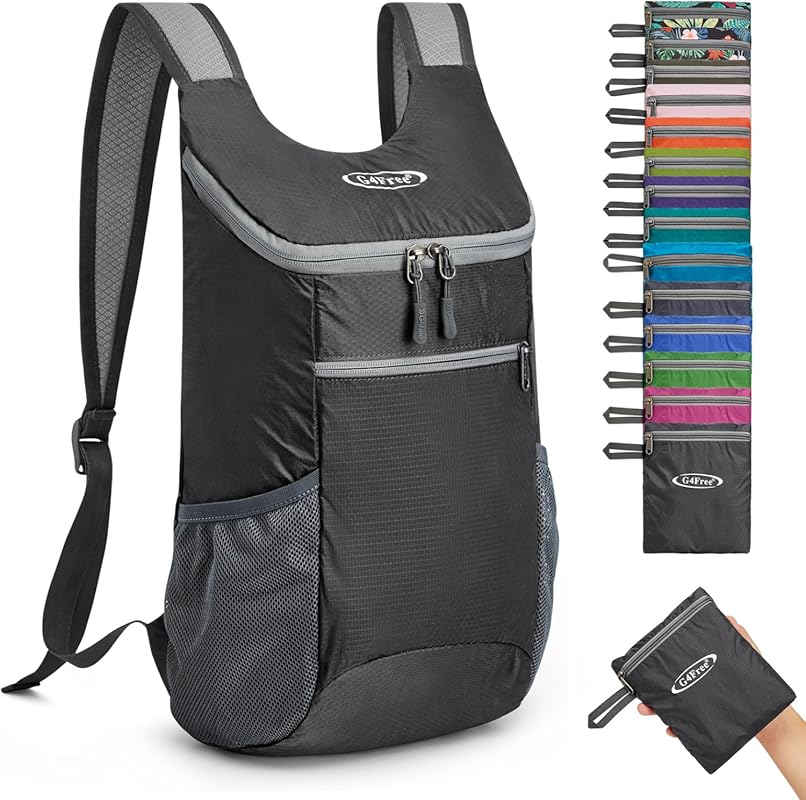 G4Free 11L Lightweight Foldable Hiking Backpack, Small Packable Daypac
