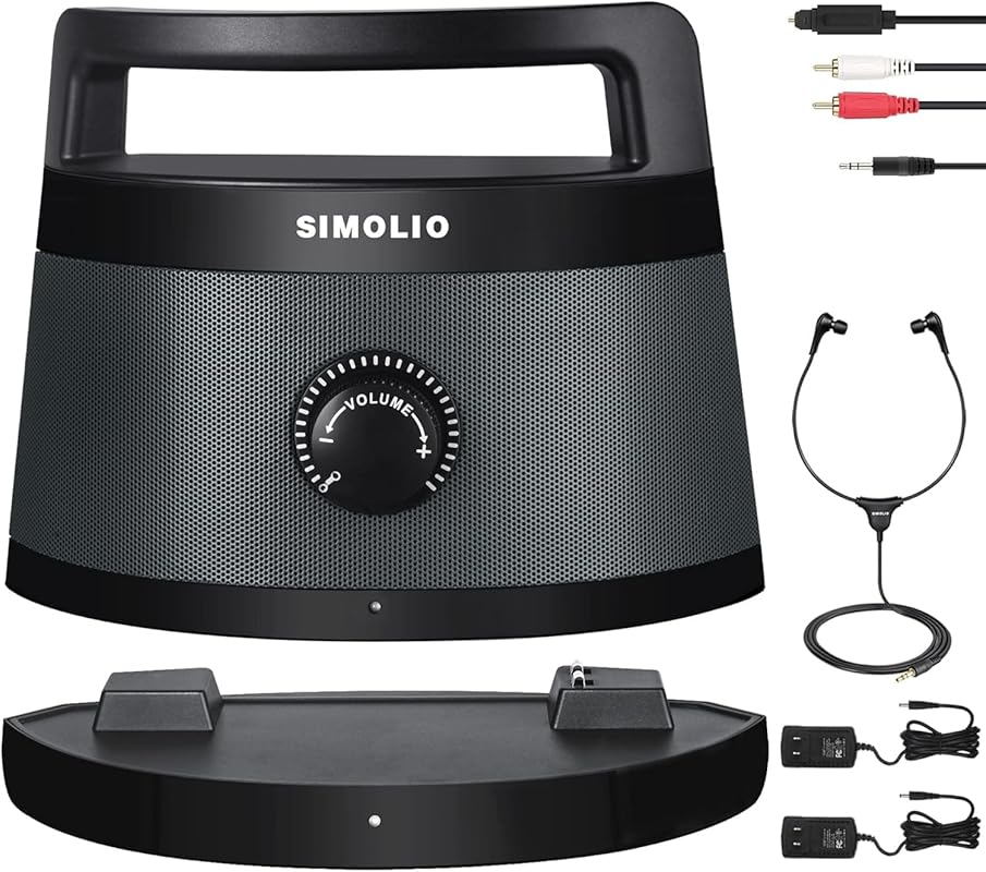 SIMOLIO 621D PLUS Wireless TV Speakers with Voice Enhancement, 3 EQ Mo