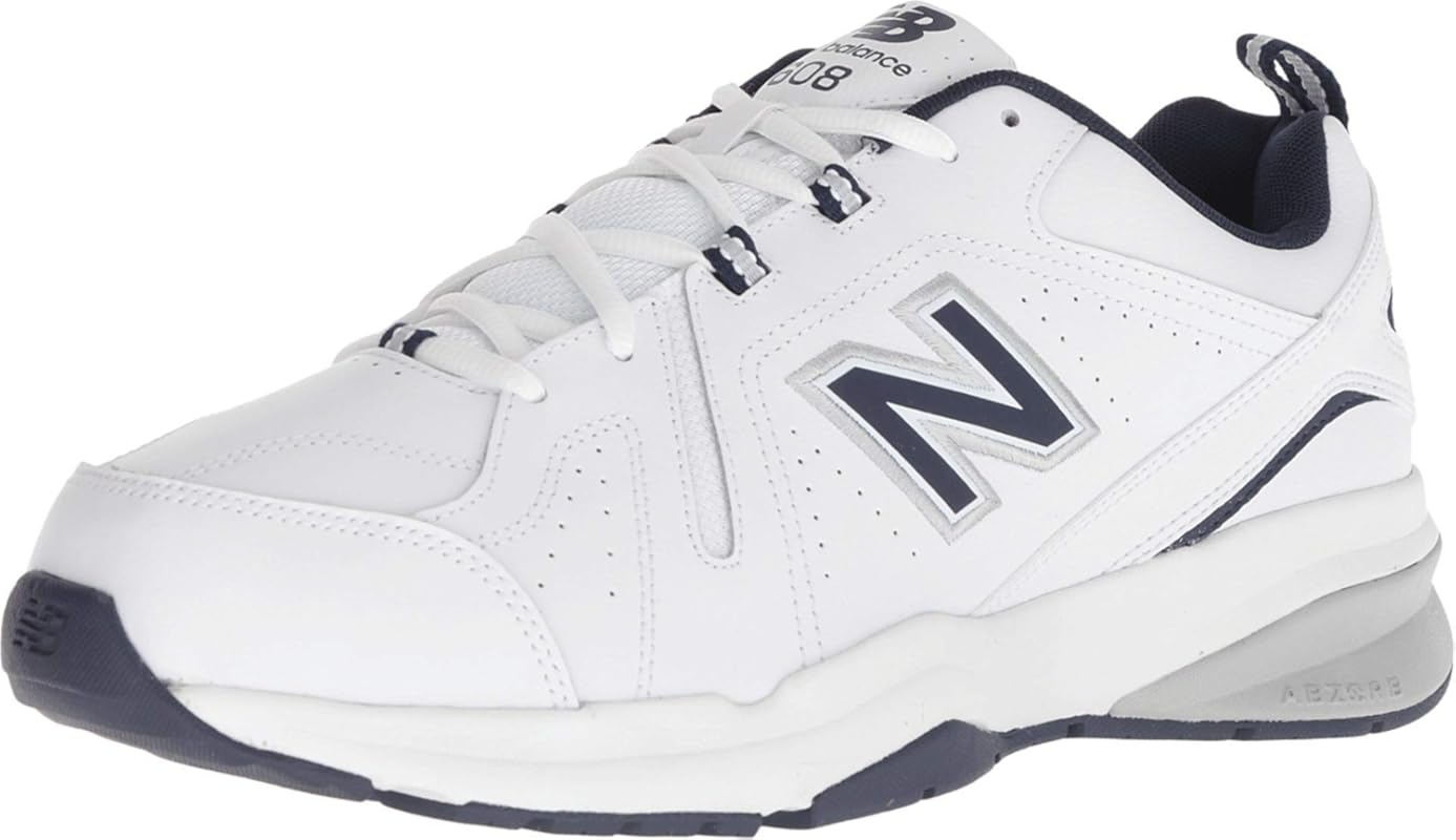 New Balance Men's 608 V5 Casual Comfort Cross Trainer with Durable Lea