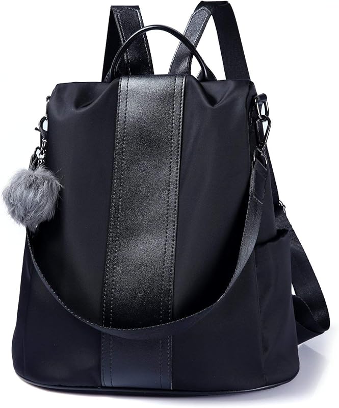 PINCNEL Waterproof Nylon Lightweight Anti-Theft Women’s Backpack Purse