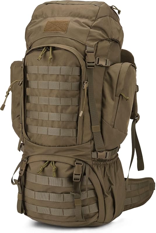Mardingtop 60L Military Internal Frame Backpack with Rain Cover, Durab