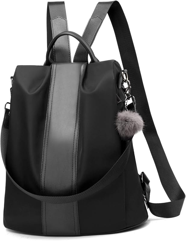 PINCNEL Women’s Waterproof Nylon Anti-Theft Backpack Purse, Lightweigh