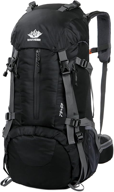 Esup 50L Lightweight Hiking Backpack with Rain Cover, 45L+5L Camping a