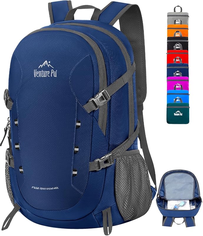 Venture Pal 40L Lightweight Packable Hiking Backpack, Compact Travel D