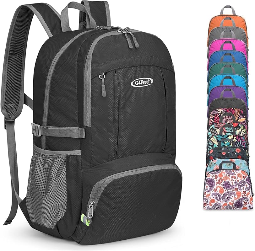 G4Free 40L Lightweight Packable Waterproof Hiking Backpack, Compact Tr