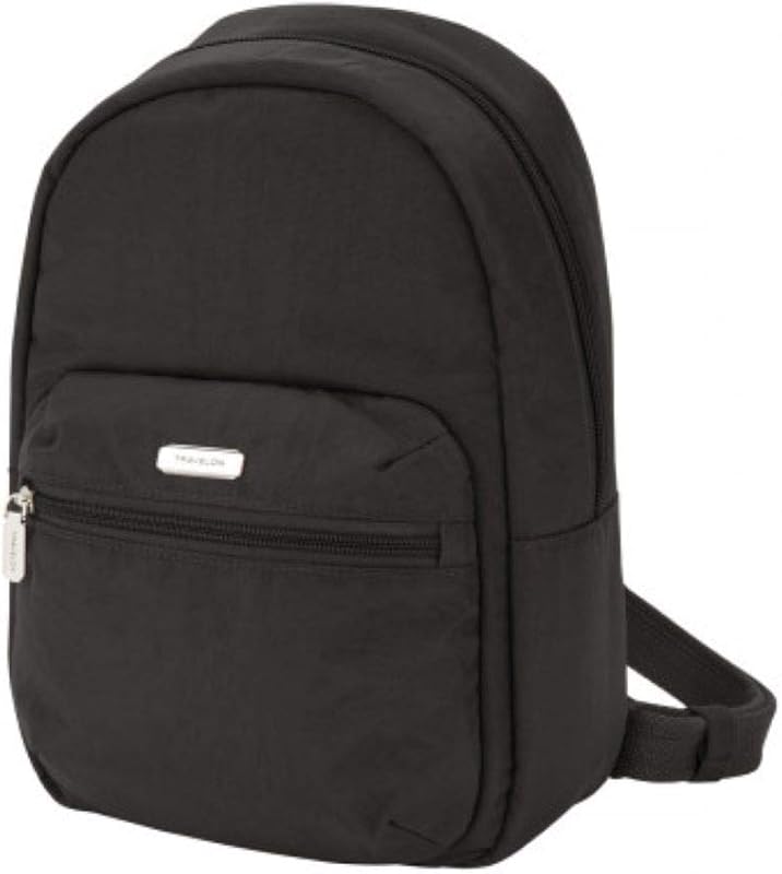 Travelon Anti-Theft Essentials Small Backpack with Secure Compartments