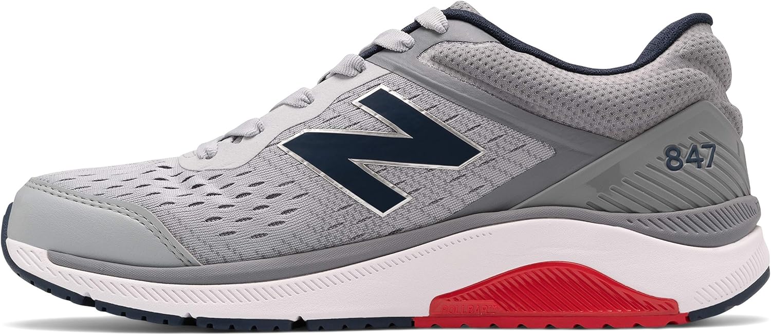 New Balance Men's 847 V4 Lightweight Athletic Shoes Offering Stability