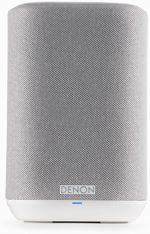 Denon Home 150 White - Compact Wireless Smart Speaker with Alexa, Siri