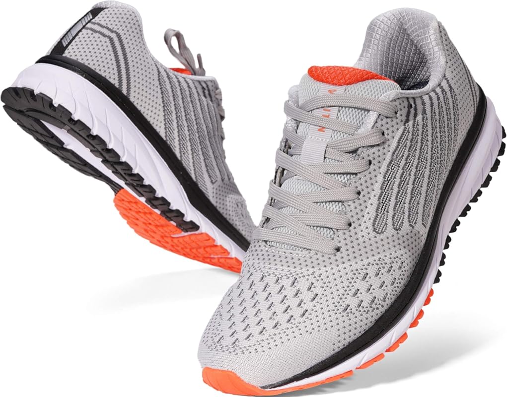 Joomra Whitin Men's Cushioned Athletic Running Shoes with Supportive D
