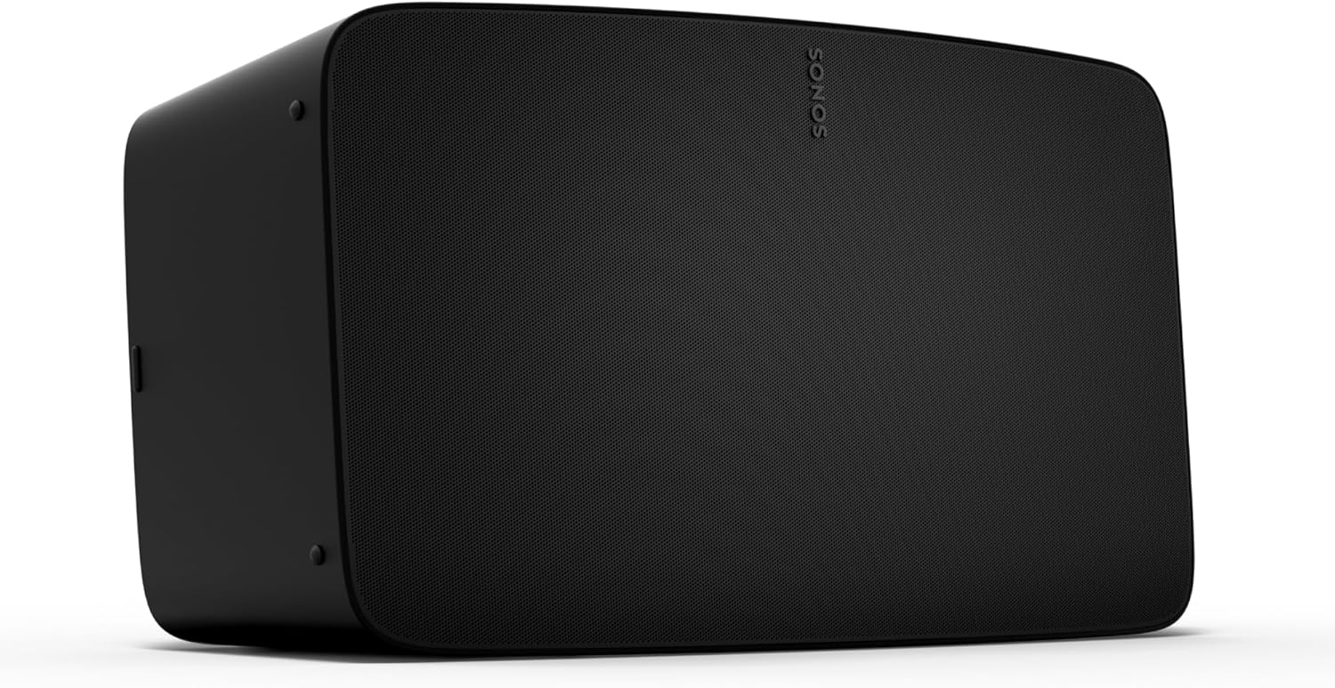 Sonos Five Black Wireless HiFi Speaker for Superior Sound Quality and 