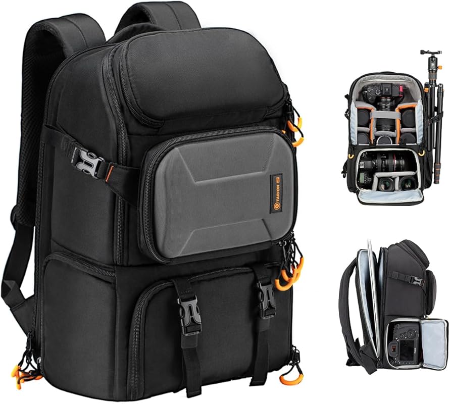 TARION Professional Large DSLR Camera Backpack with 15.6" Laptop Compa