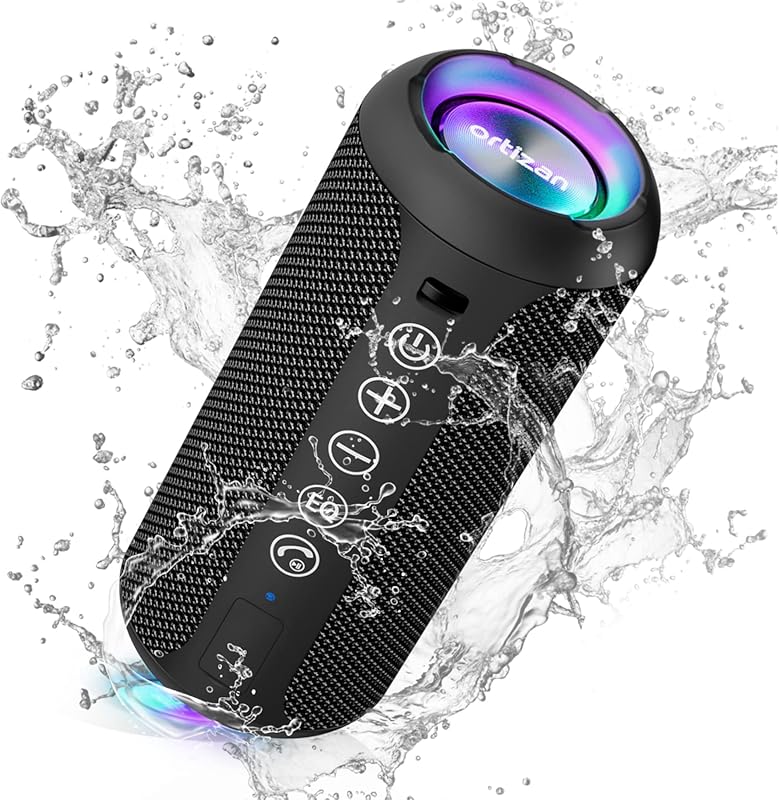 Ortizan 1st Gen Portable Bluetooth Speaker, IPX7 Waterproof, TWS Pairi