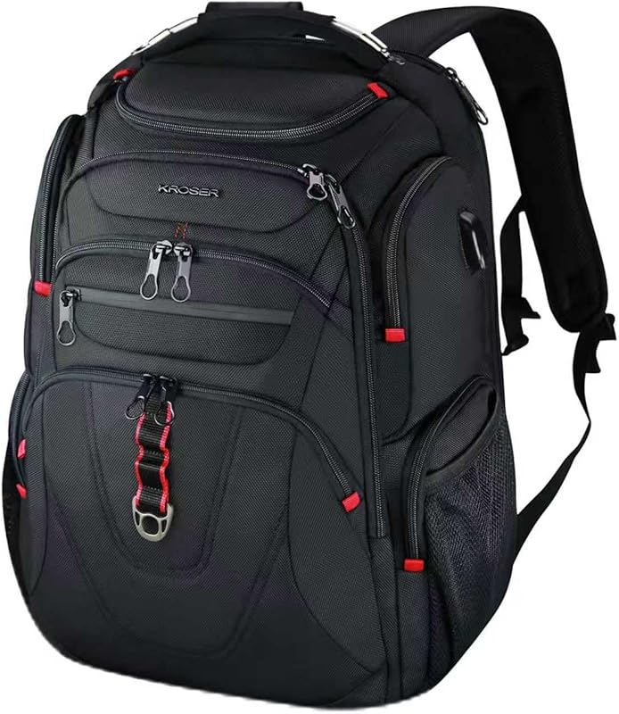 KROSER TSA Friendly 17.3 Inch Travel Laptop Backpack with RFID Pockets