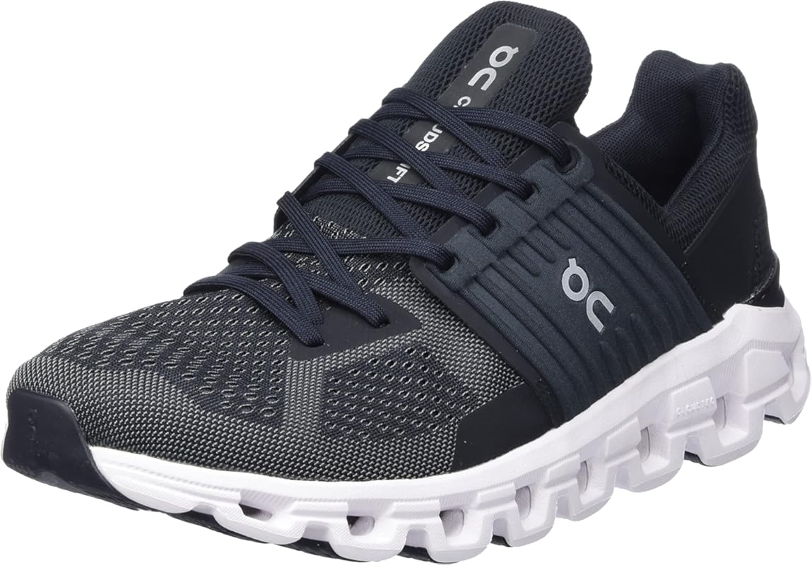 On Men's Cloudswift Sneakers with Lightweight Cushioning and Durable S