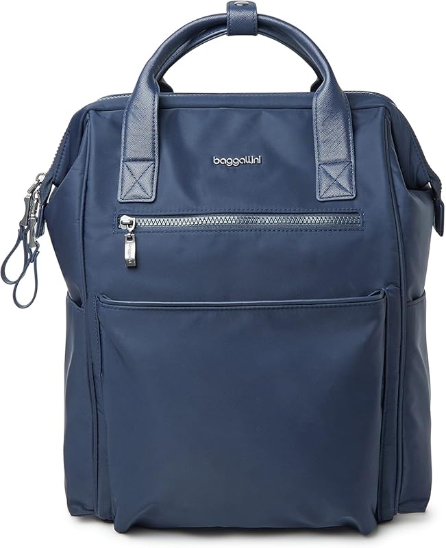 Baggallini Soho Lightweight Water-Resistant Travel Laptop Backpack for