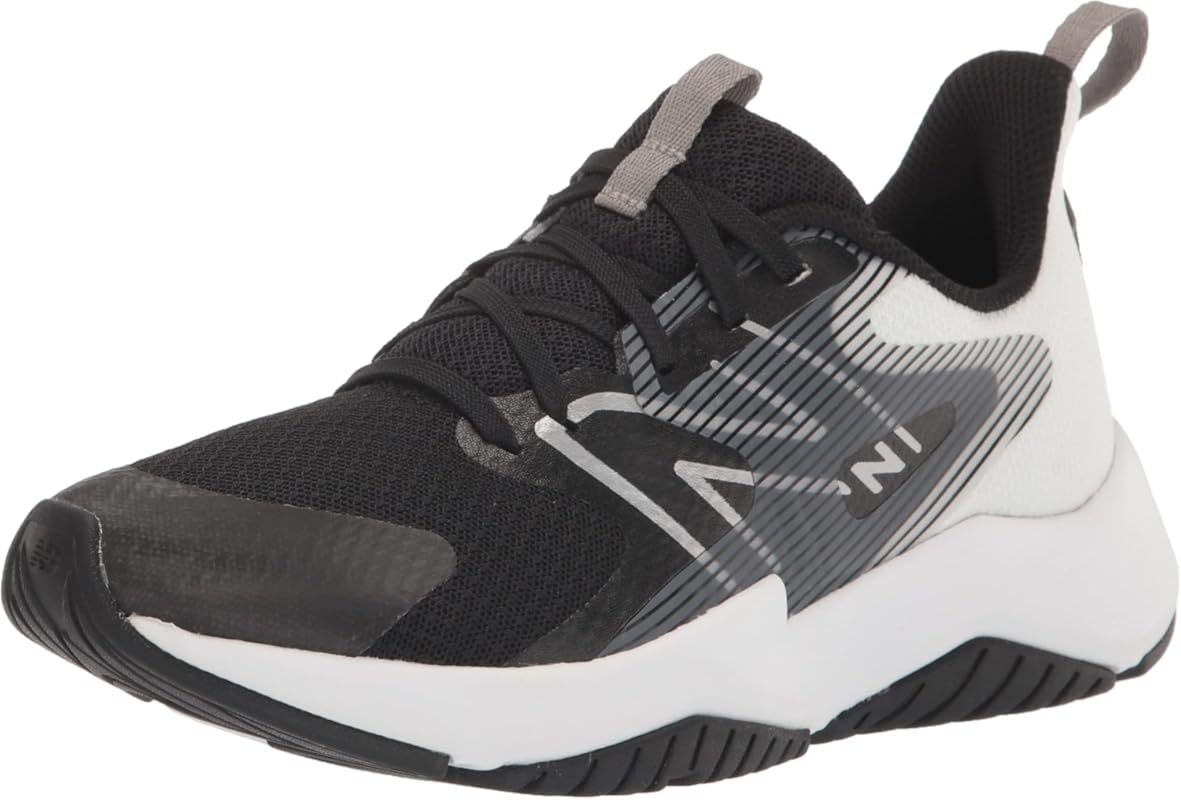 New Balance Kids' Rave Run V2 Lace-Up Running Shoes with Durable Comfo