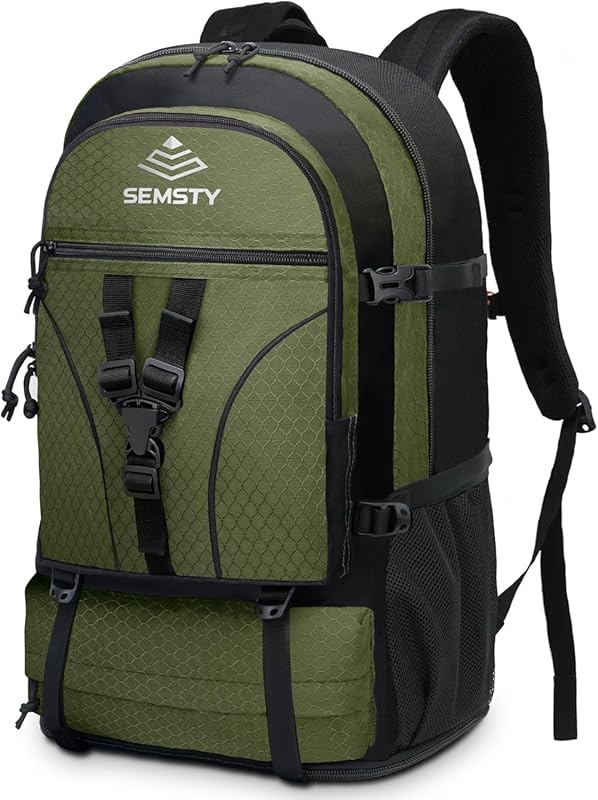 Expandable 40L/50L Hiking Backpack for Men and Women, Flight Approved