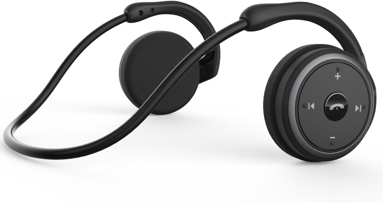 Small Wrap-Around Bluetooth Sports Headphones with Built-in Microphone