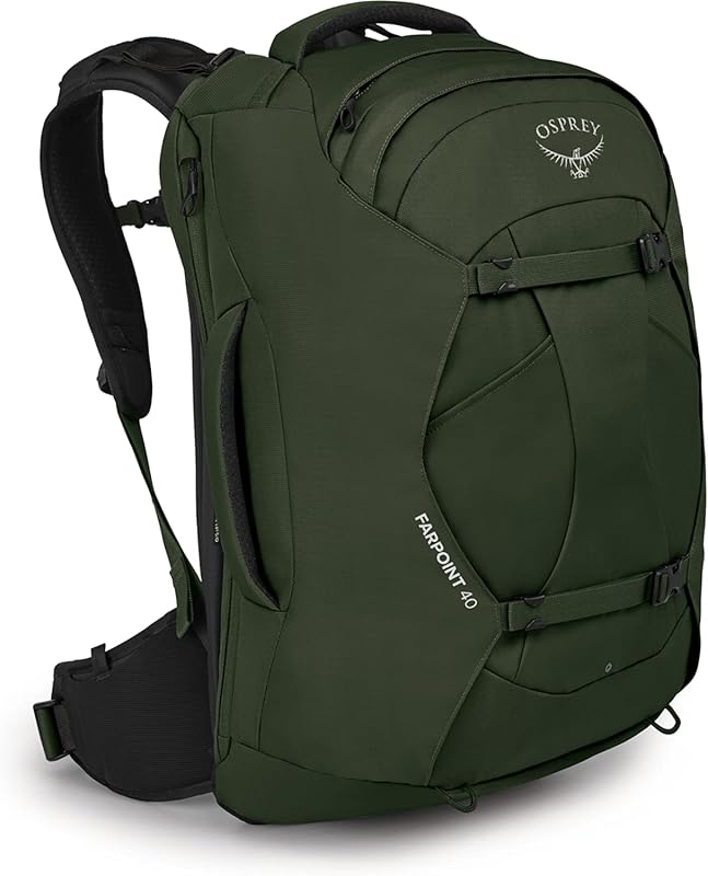Osprey Farpoint 40L Men's Travel Backpack in Gopher Green, Lightweight