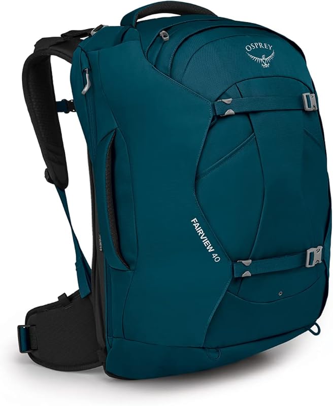 Osprey Fairview 40L Women's Travel Backpack in Night Jungle Blue, Comf