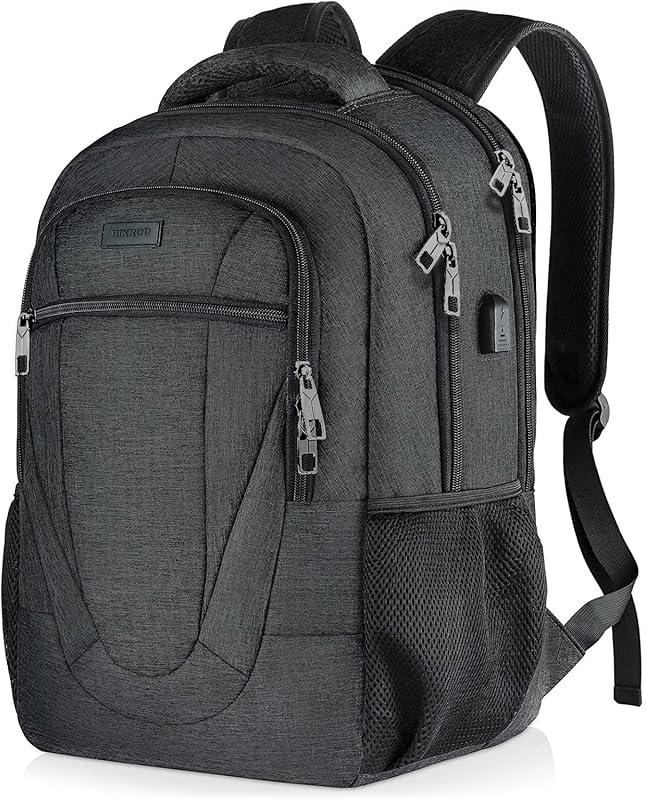 17 Inch Extra Large Travel Laptop Backpack with USB Port, Water Resist