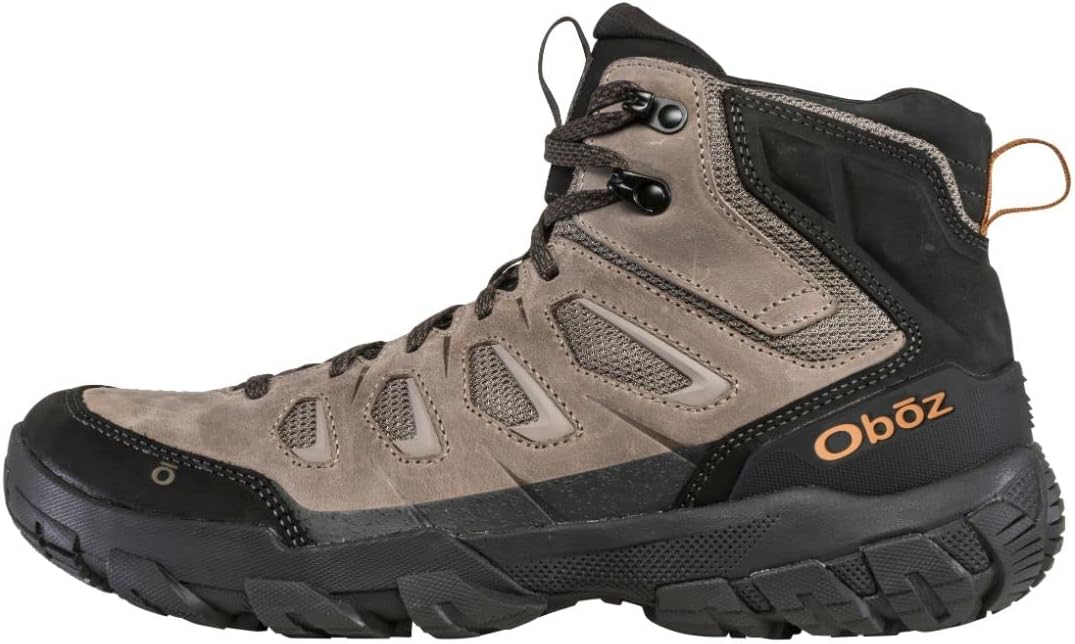 Oboz Men's Sawtooth Ascent Mid B-DRY Hiking Boot with Waterproof Prote