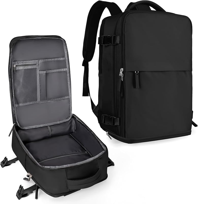 Large Waterproof Travel Backpack for Women, Carry-On, Hiking, Outdoor 