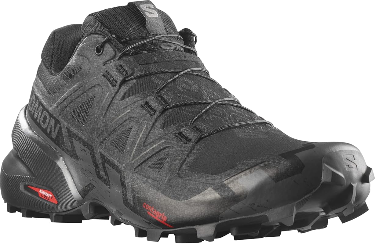 Salomon Men's Speedcross 6 Trail Running Shoes with Enhanced Grip and 