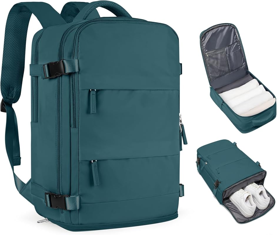 Airline Approved Waterproof Travel Backpack for Men and Women, Lightwe