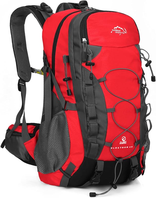 INOXTO 35L/40L Lightweight Hiking Daypack with Waterproof Rain Cover, 