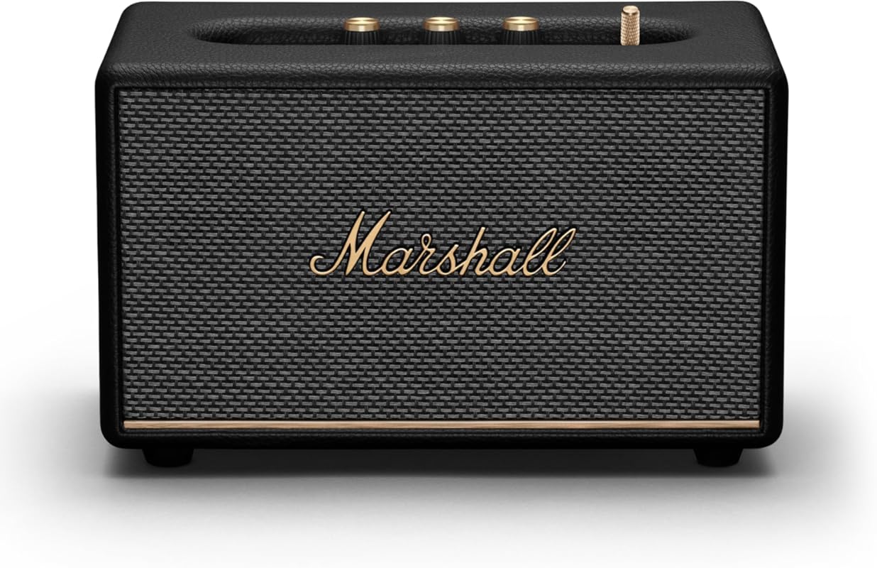 Marshall Acton III Bluetooth Home Speaker, Classic Design, Rich Sound,