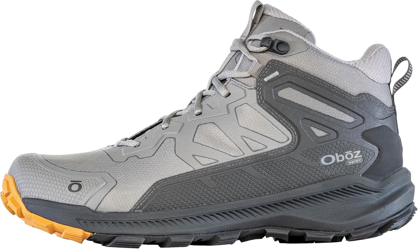 Oboz Men's Katabatic Mid B-DRY Hiking Boot Offering Waterproof Protect