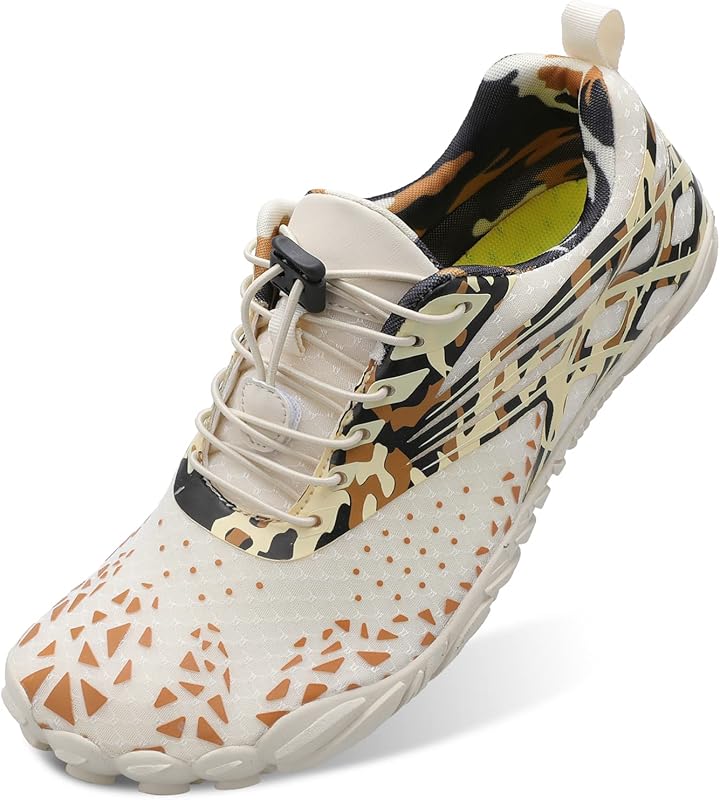 L-RUN Barefoot Aqua Socks for Men and Women, Athletic Water Shoes for 