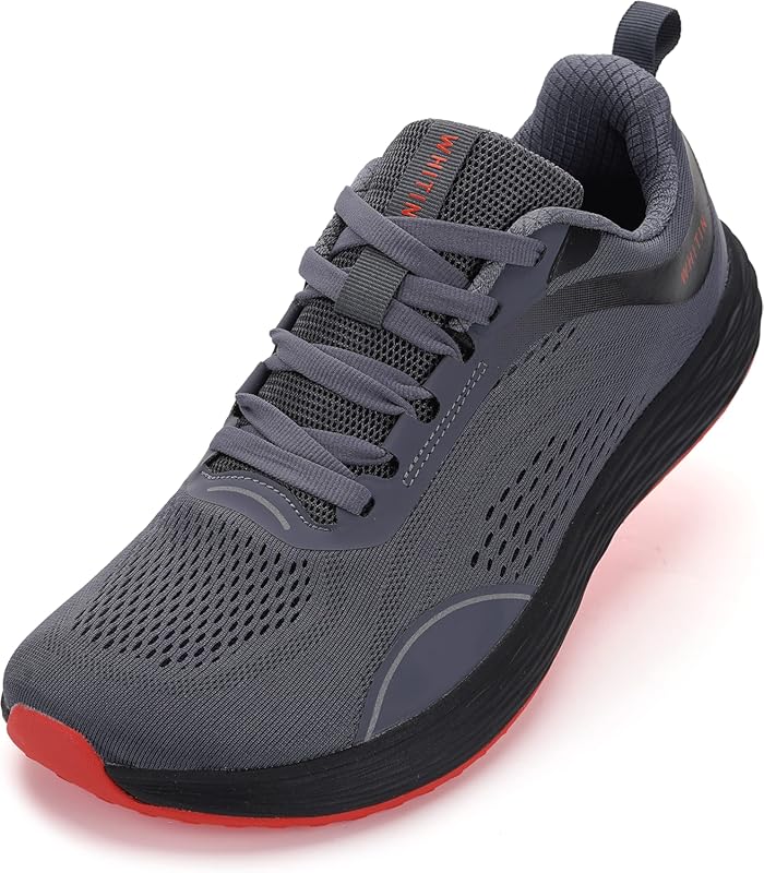 WHITIN Men's Zero Drop Running Shoes with Wide Toe Box for Comfortable