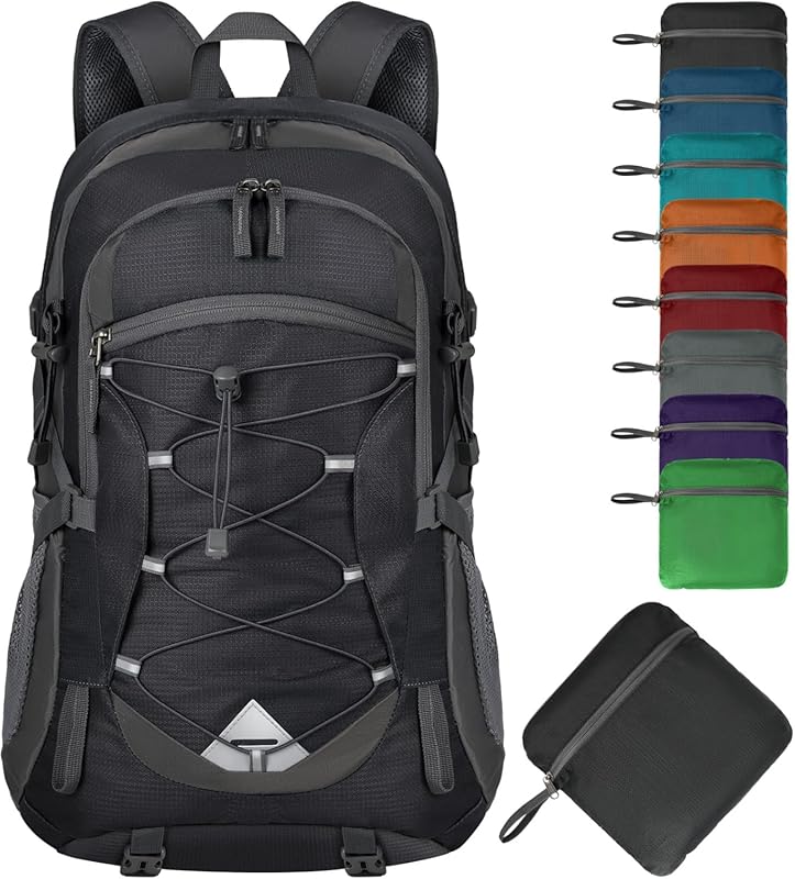IGOLUMON 40L Lightweight Waterproof Hiking Backpack, Packable Outdoor 