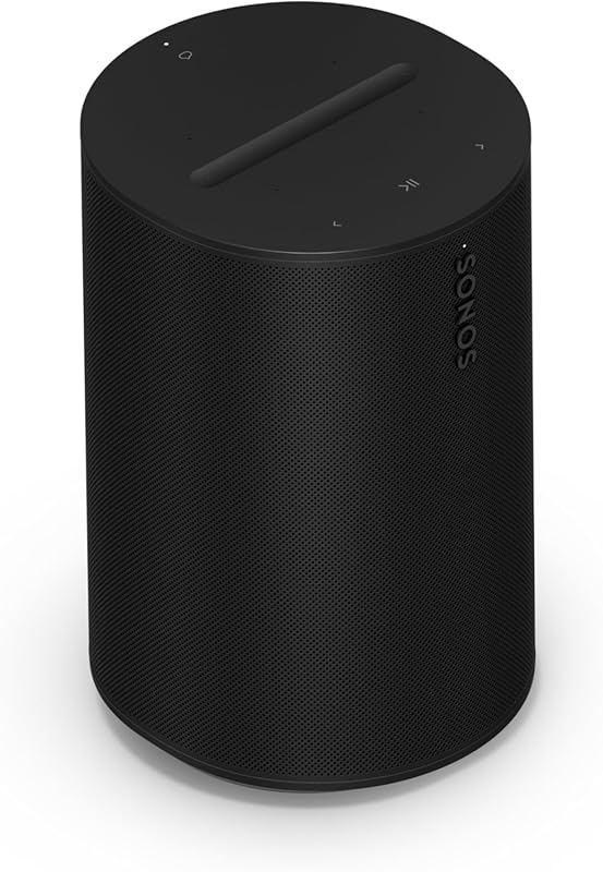 Sonos Era 100 Black Wireless Smart Speaker with Alexa Voice Control an