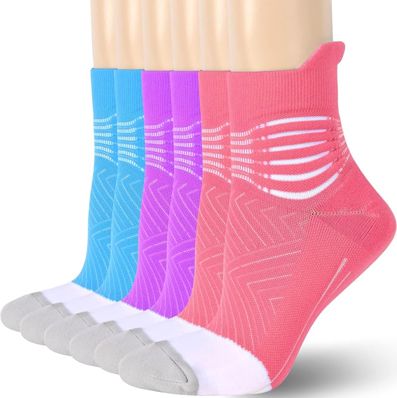 IRAMY Compression Ankle Support Socks for Women with Coolmax Wicking a