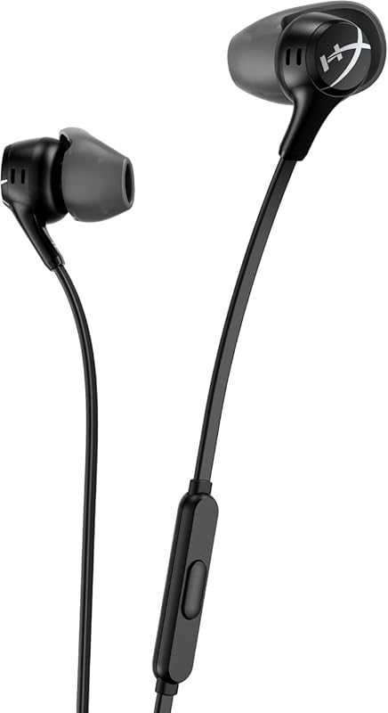 HyperX Cloud Earbuds II with 14mm Drivers, Multiple Eartips, Carrying 