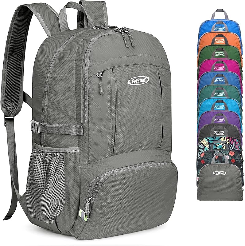 G4Free 40L Lightweight Packable Waterproof Hiking Backpack, Compact Tr