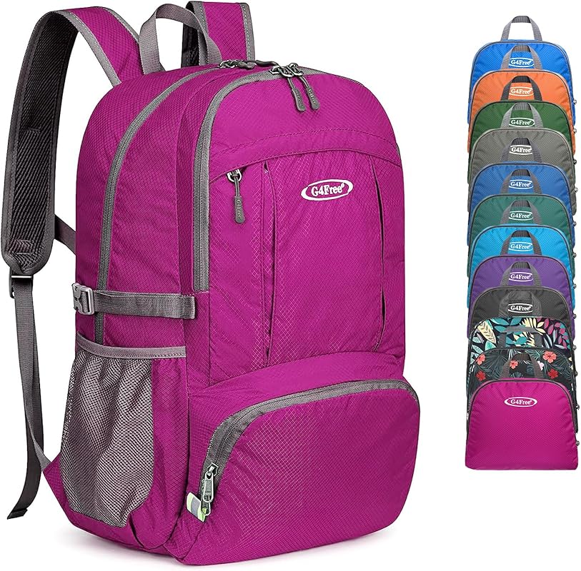 G4Free 40L Lightweight Packable Waterproof Hiking Backpack, Convenient